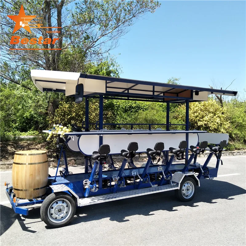 Электрический шаттл автобусная компания прогулка велосипед для паба городской тур