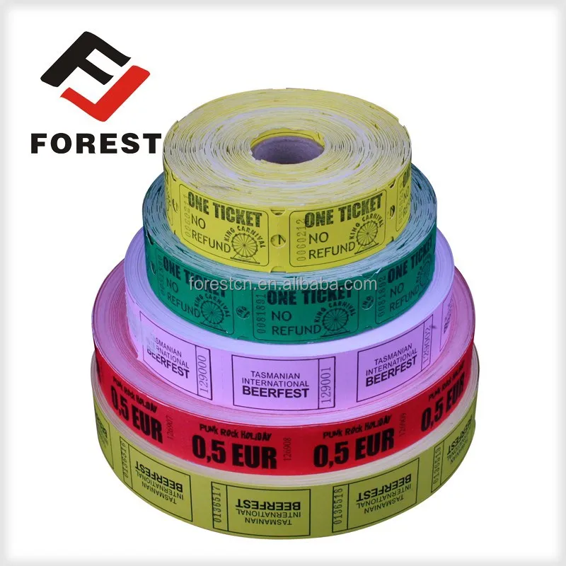 
Printing Raffle Ticket Roll Scraper Ticket OEM Accepted Customized Offset Printing Paper & Paperboard 10 Rolls Free for Stock FL 