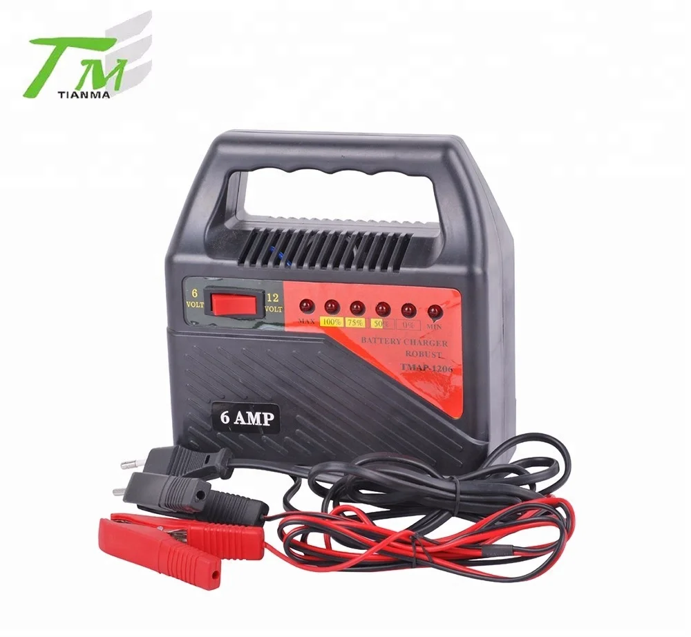 Popular auto charger acid lead battery charger 12V 4A 6A 8A car battery charger