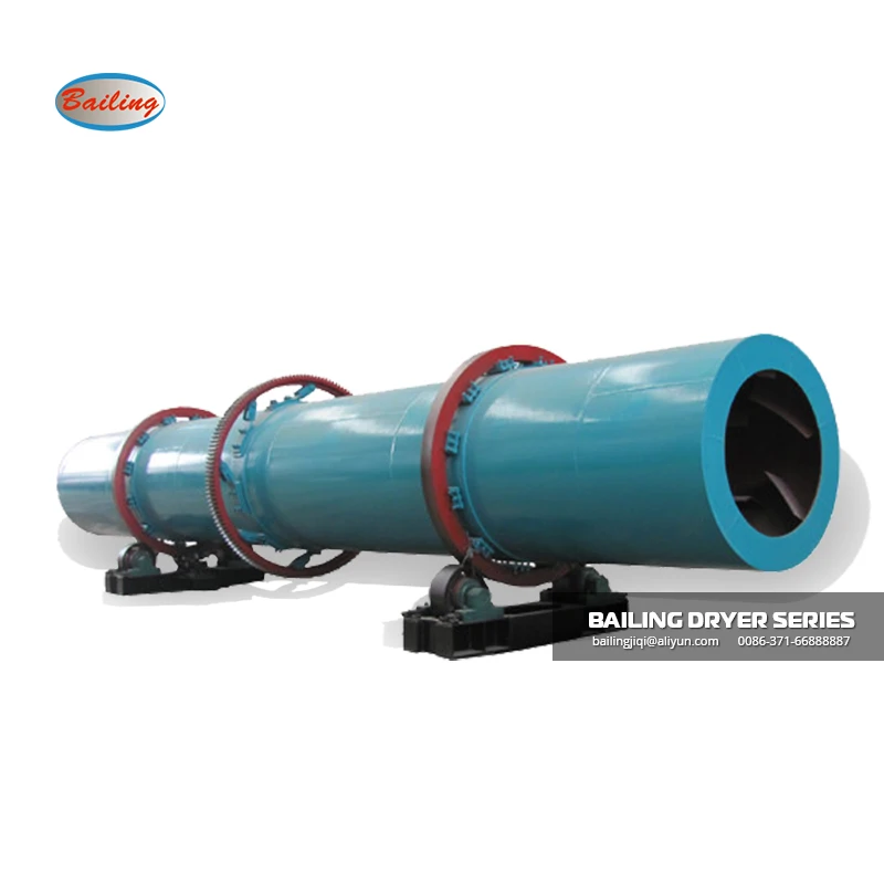 Lower consumption wood chips palm fiber rotary dryer