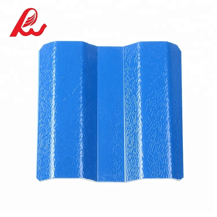 Corrosion resistant roofing material used in pvc sheds ASA coated UPVC roof tile