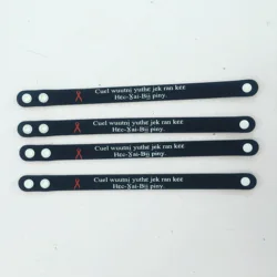 Wholesale Unisex Holes Bracelet Silicone Wristband With Charms New Design Soft