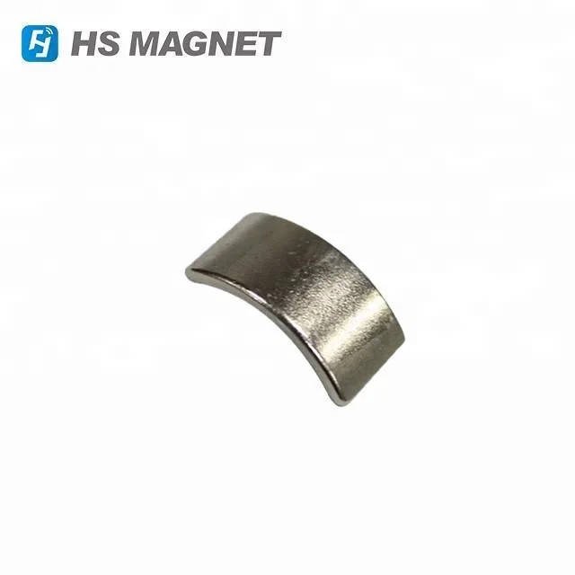 Zinc Coating Arc Segment Sintered NdFeB Magnets for AC high speed motor