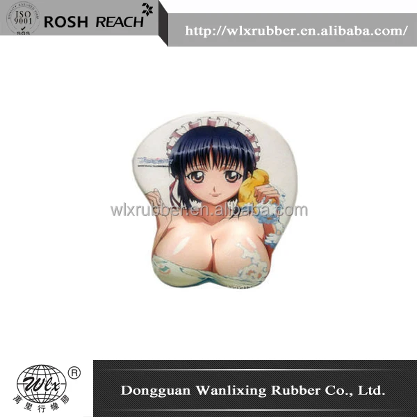 Hot Sale Promotional Mouse Pad Mat with Sexy 3D Logo Printed