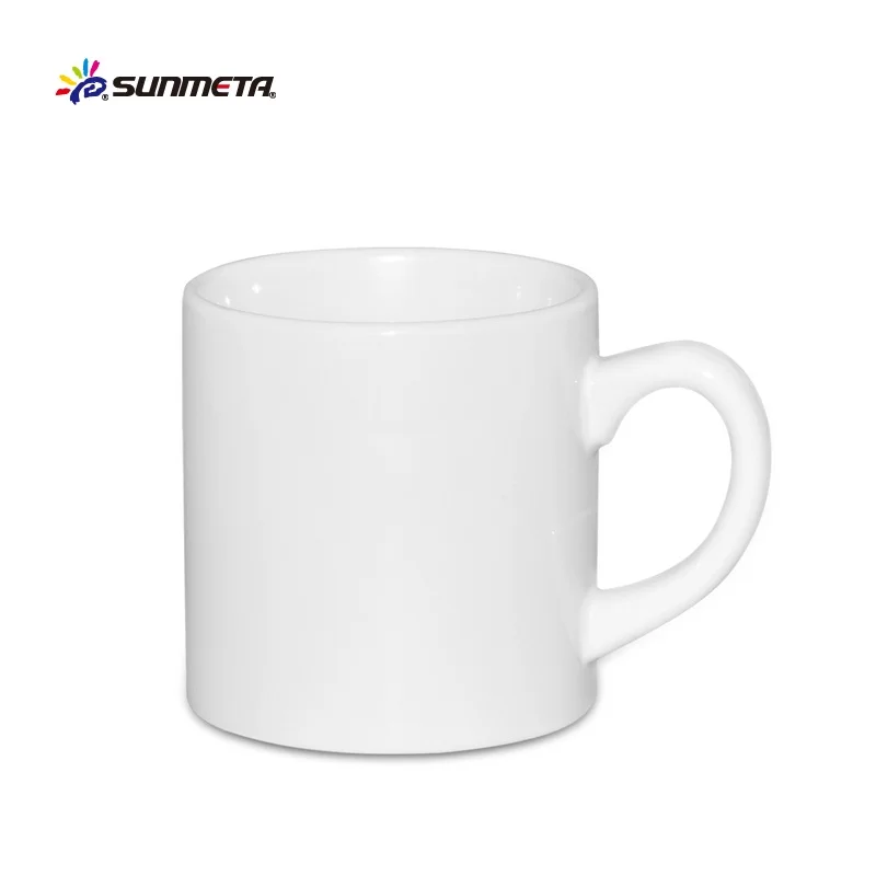 Sunmeta Hot sale sublimation blank wholesale 6oz ceramic white sublimation mug for sublimation