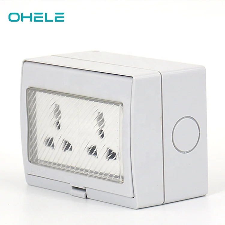 
Multi-function IP55 weatherproof wall socket and switch for outdoor 