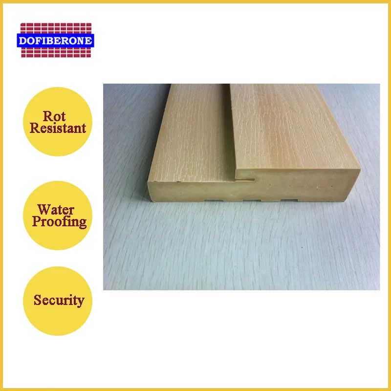 
fiberglass doors philippines 2017 solid WPC door frame 