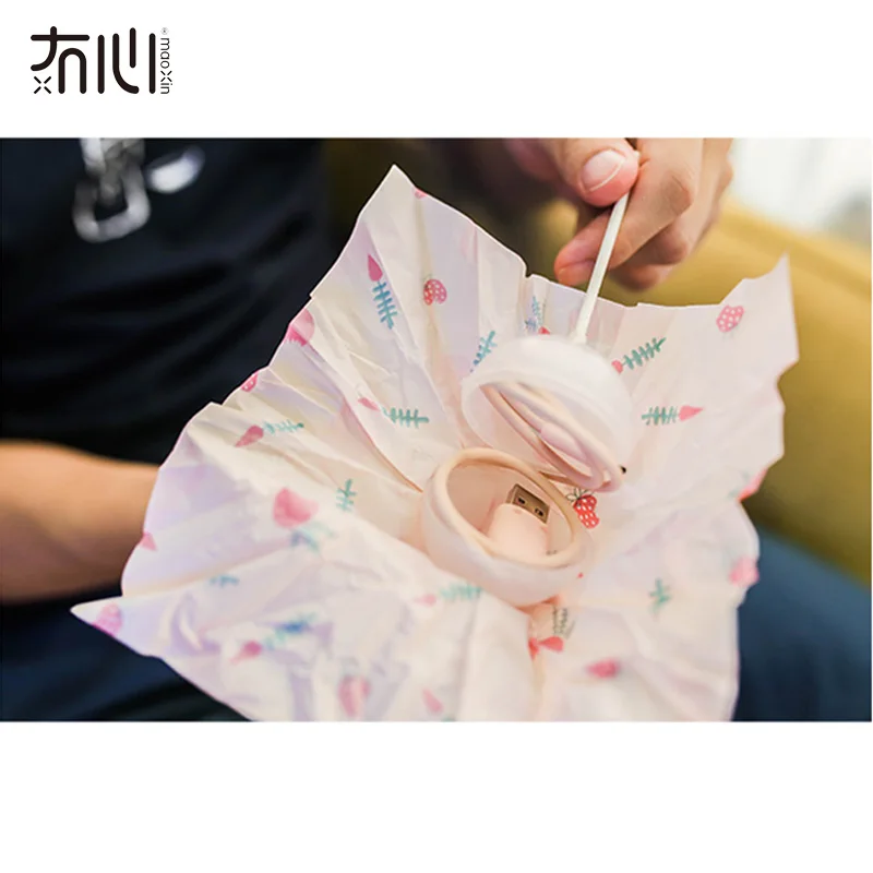 Maoxin unique beautiful Lollipop package design 1M cheap ip type c data usb cable micro usb