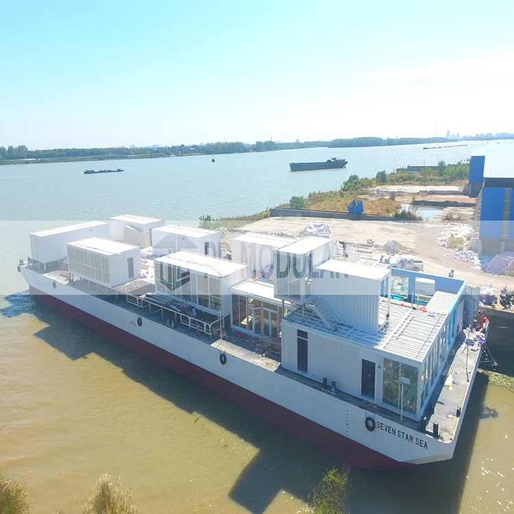 Hotel complex prefabricated sandwich panel steel container villa