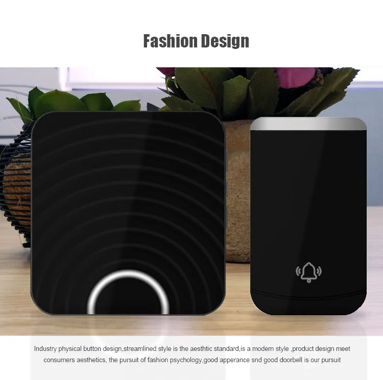 2019 новые продукты дизайн alarmdigital дома плагин Твин беспроводной фортепиано музыкальный дверной звонок