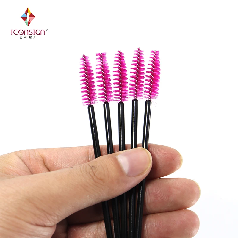 Plastic Eyelash brush mascara wands Tinting Applications for eyelash extensions