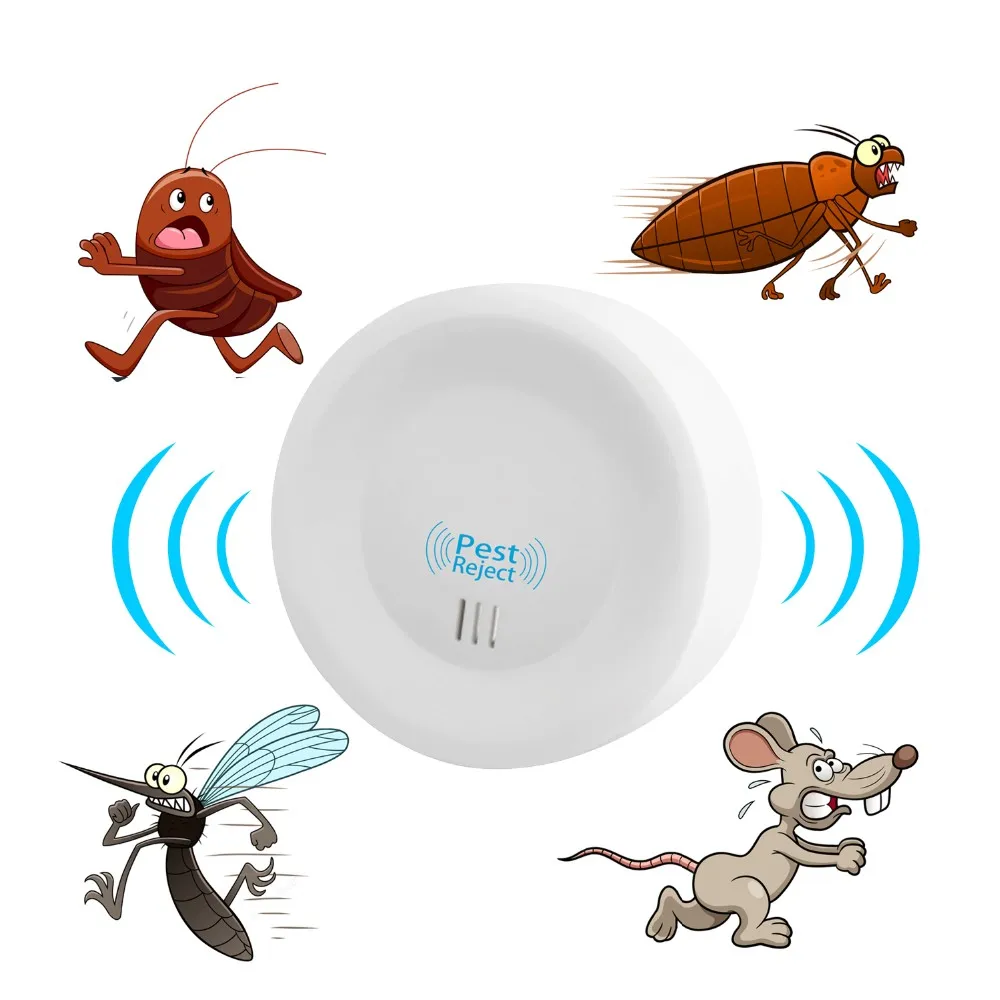 Electronic Pest Ultrasonic rat Home Bed Bug Trap Mites Spider Roaches Defender portable pest repeller