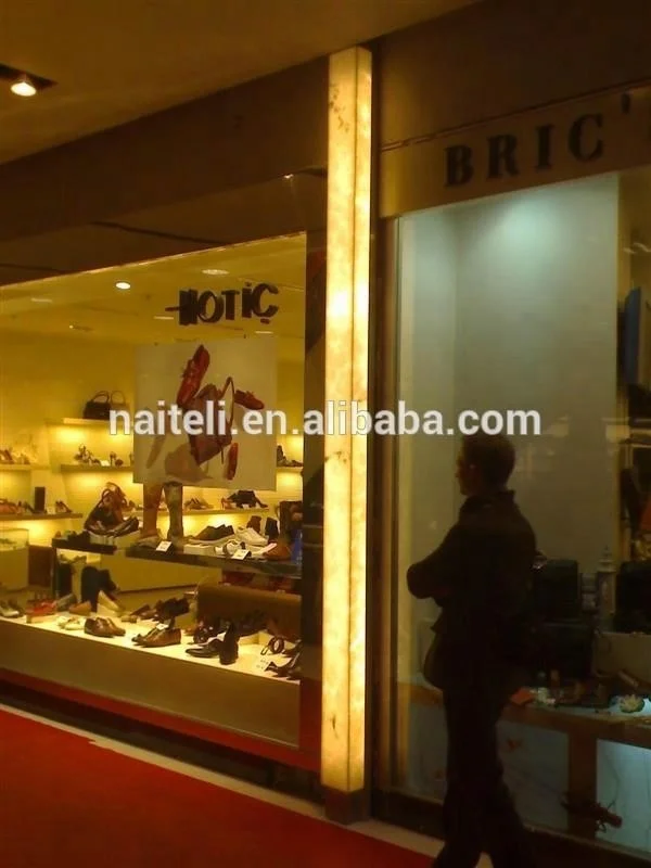 Beautiful colored transparent pearl stone wall panel, decorative display wall panel