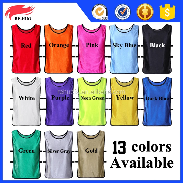 reversible scrimmage vests basketball pinnies with numbers
