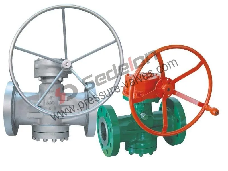 Manual API6D lubricated Pressure Balanced Plug Valve