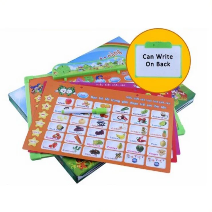 Wholesale Language Learning Audio Wall Chart for Children Education Sound Poster