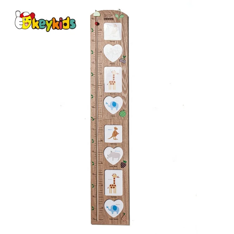 
Home Decor children growth wooden wall ruler height chart for kids W09C010  (62181252293)