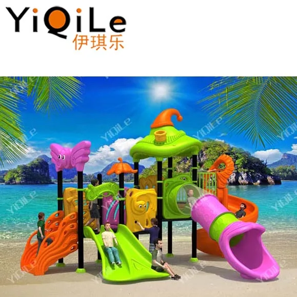 Good price for outdoor playground exercise equipment pull up bars attractive kids park games equipment hot plastic slide