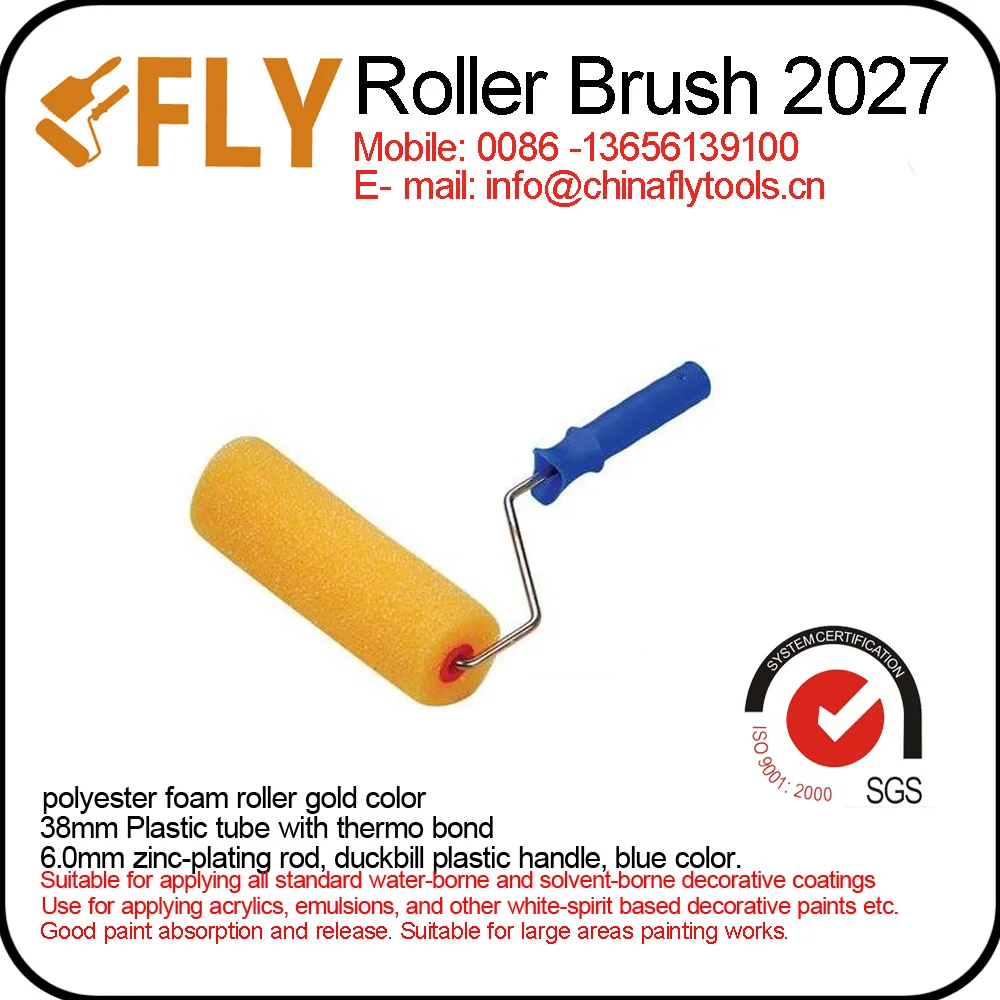Foam roller brush spongy paint roller brush