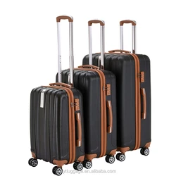 Travel bag Luggage suitcase manufacturer 4 Wheels trolley Travel luggage of  ABS  luggage and Factory custom