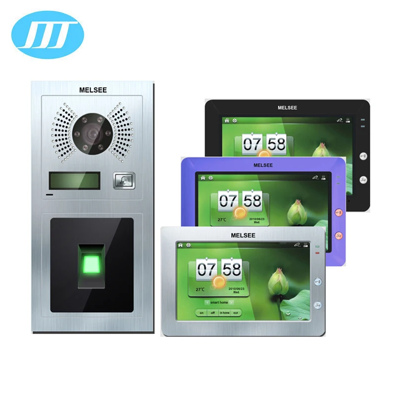 
Melsee ip video door phone fingerprint intercom system for house / villa 