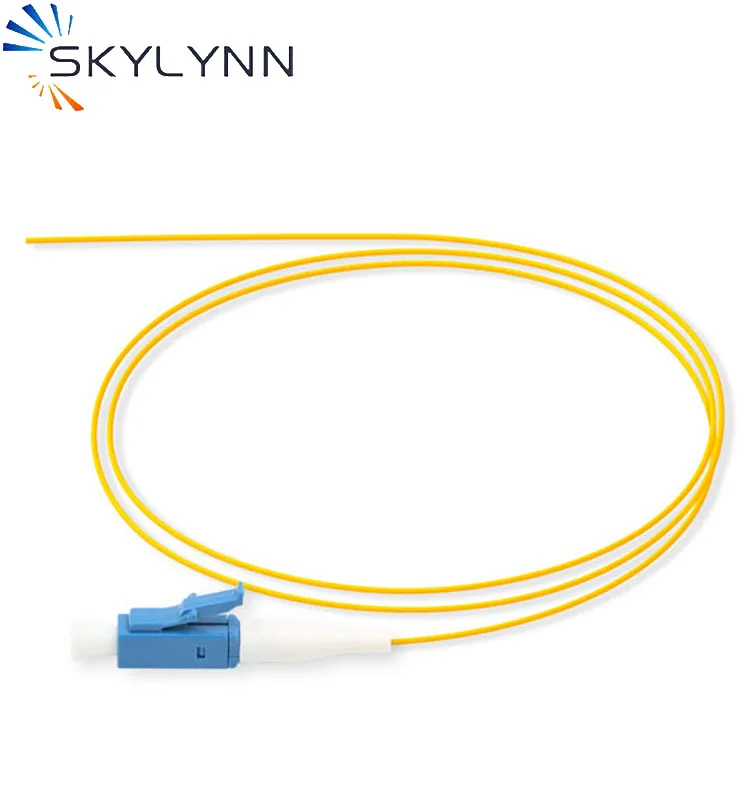 Желтый цвет одномодовый LC simplex G652D волоконно-оптический 1,5 м косичка