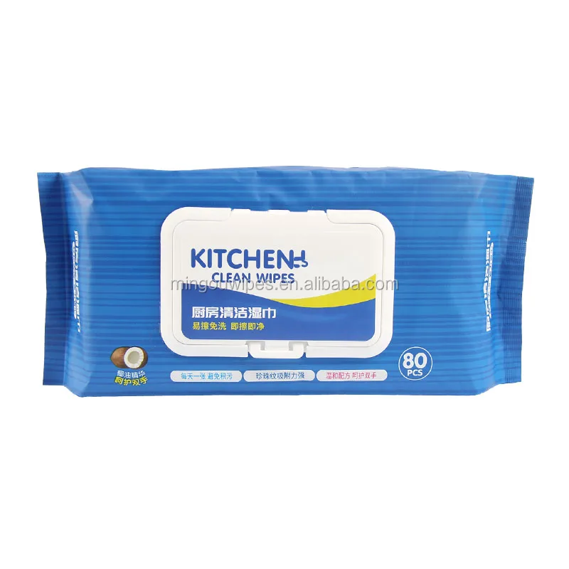 Бытовые влажные салфетки для ванной и кухни