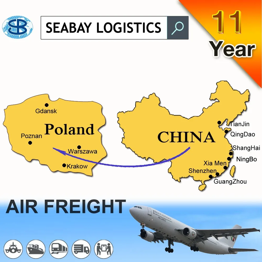 Cheap Air Freight Air Cargo Shipping from china to Poland Gdynia Gdansk Krakow