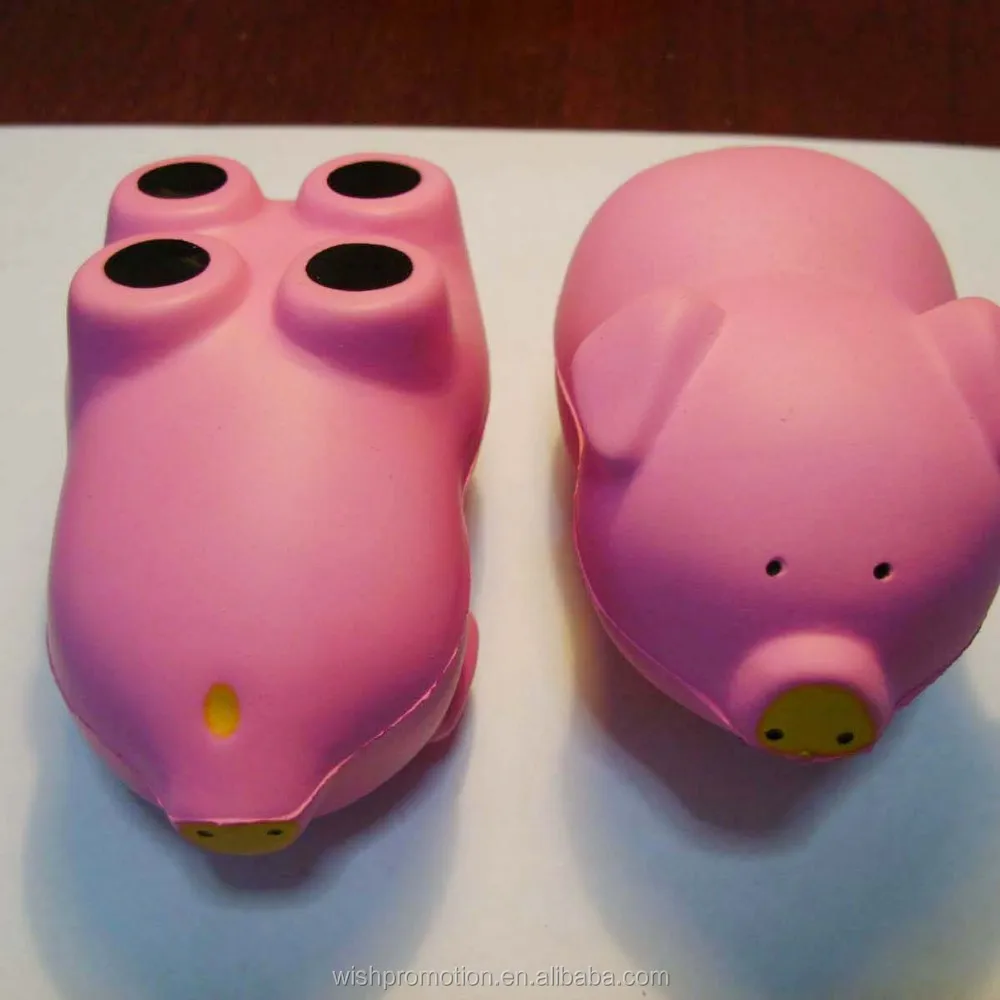 pu stress pig toy pig stress ball pig pu toy