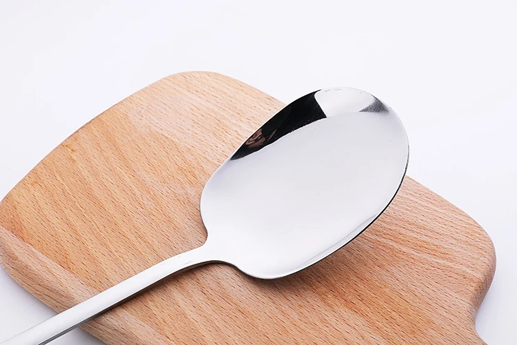 
Promotion metal serving spoon stainless steel table spoon 