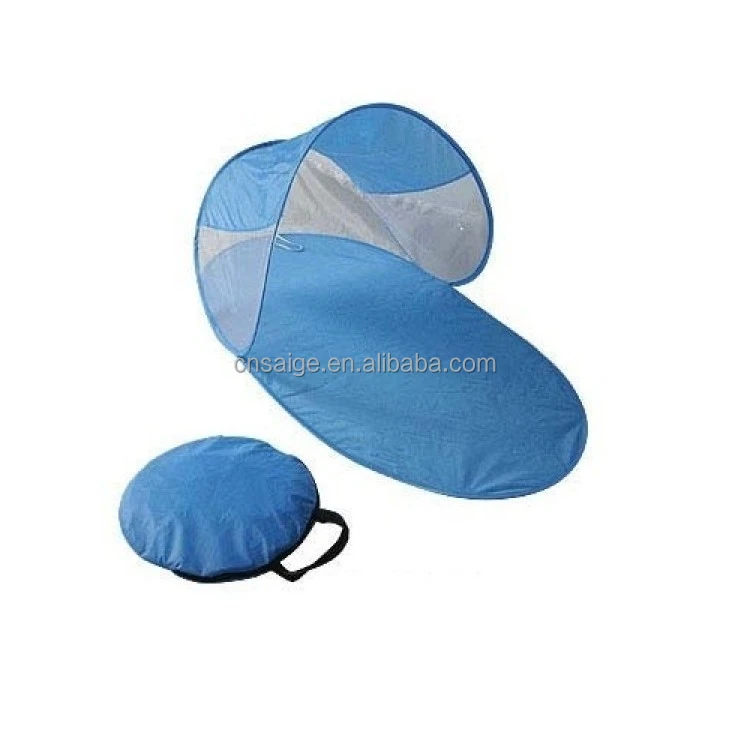 
Foldable Beach Mat with Sun shade Polyester Sun Shelter 