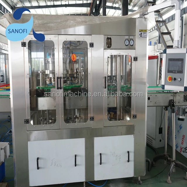 Automatic 500ml / 1L Carbonate Soda Drink Filling Machine
