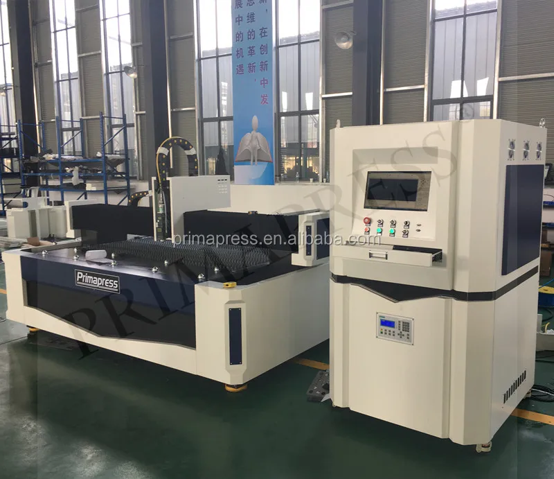 Prima 2019 низкая цена 1 кВт 2 кВт 3 кВт 4 кВт CNC гидравлическая волоконная лазерная машина для резки листового металла 2000 Вт