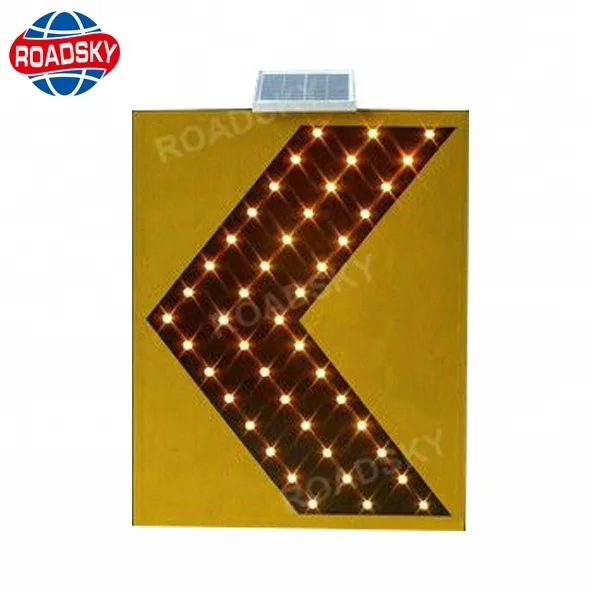 Blue Round Aluminum Led Highway Signs Safety Road Warning Sign