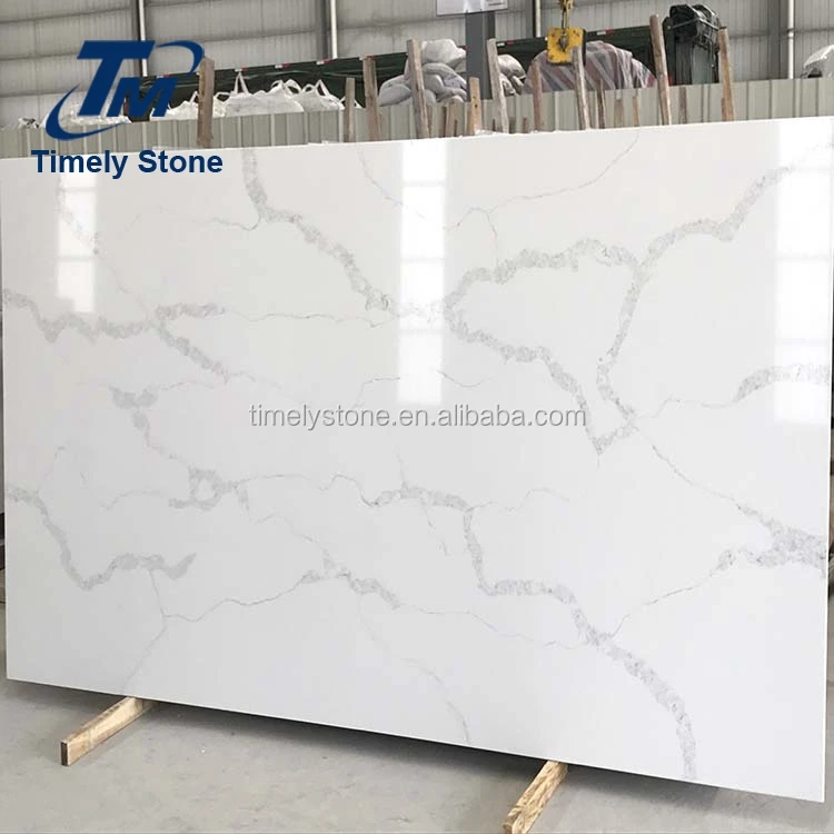 
White Color Big Size Artificial Quartz Stone Slab Price 