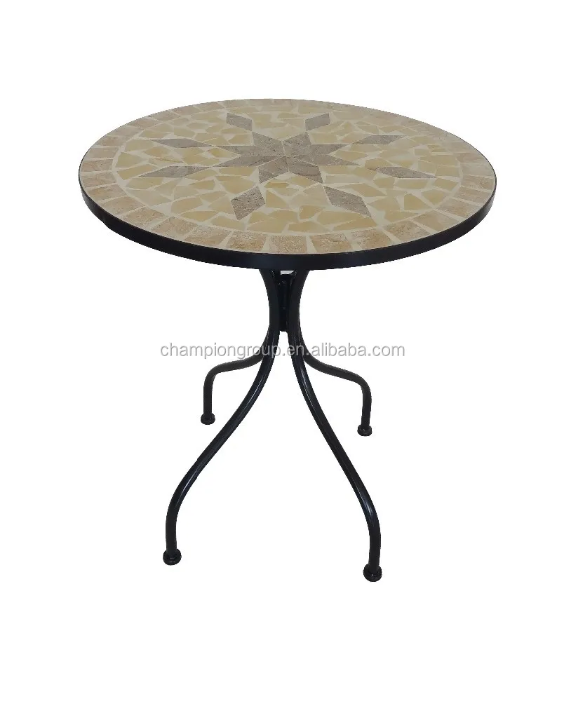 
mosaic tile outdoor table 