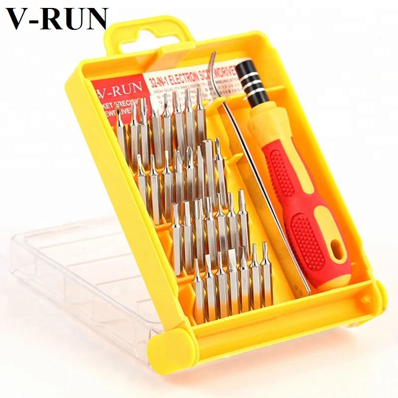 
 32 в 1, многофункциональные прецизионные биты для мини-электронных отверток для ноутбуков iPhone  