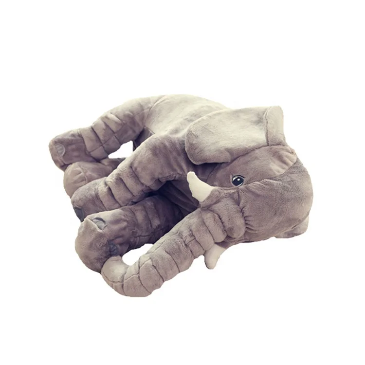
Elephant Plush Pillow Baby Sleeping Back Cushion Elephant Stuffed Toy 60cm 