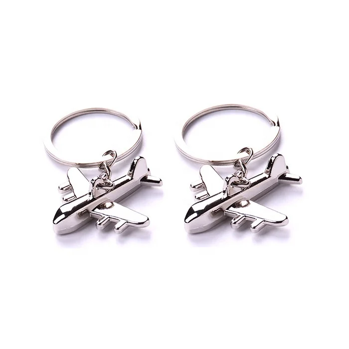 Hot Sale Cheap Key Tag Type Boeing Style Custom Aviation Gifts Metal 3D Airplane Model Keychain