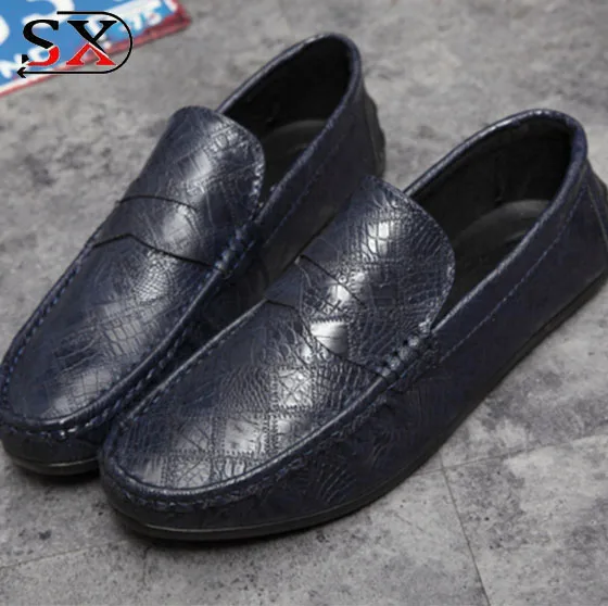Hot Selling Superior Quality Outdoor Mens PU Loafer Shoes Casual Slip on Driver loafer