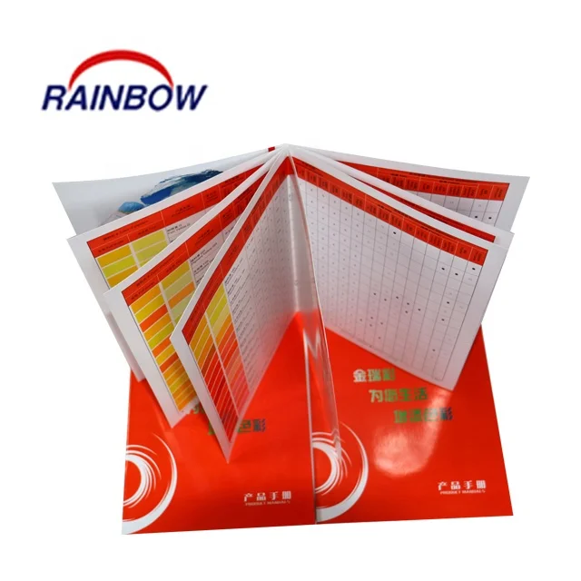 
Professional printing color shade book 