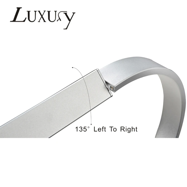 10W Goose neck LED desk lamp USB  port  Aluminium Alloy body 5 steps dimming table lamp