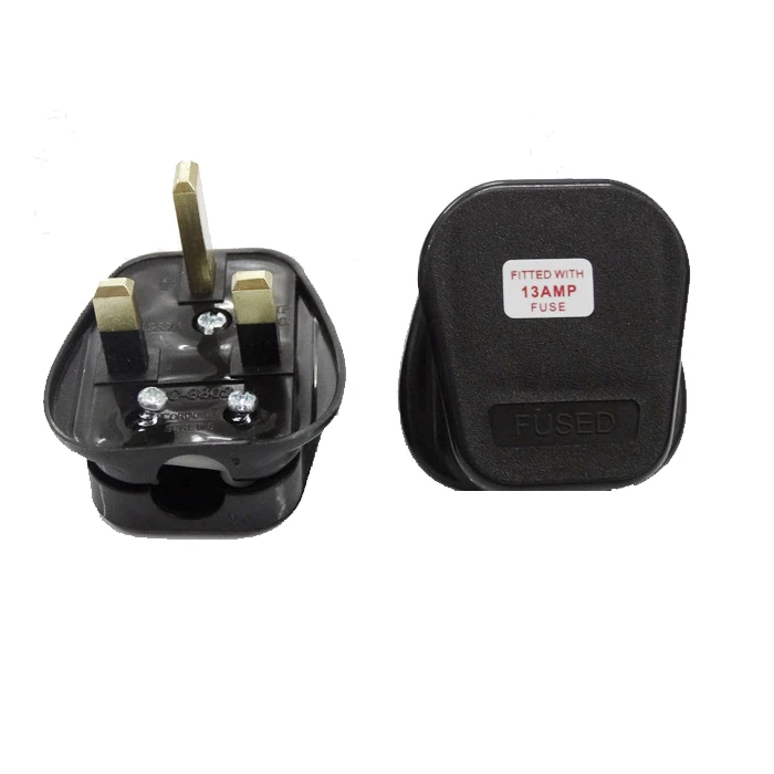 China Supplier 3 square pin extension cords flat plug