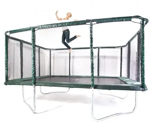 10 x 14 Foot Enclosed Rectangular Trampoline