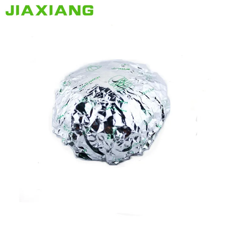 honeycomb design  burger  food packaging  aluminium foil grease proof paper  hamburger wrapping paper