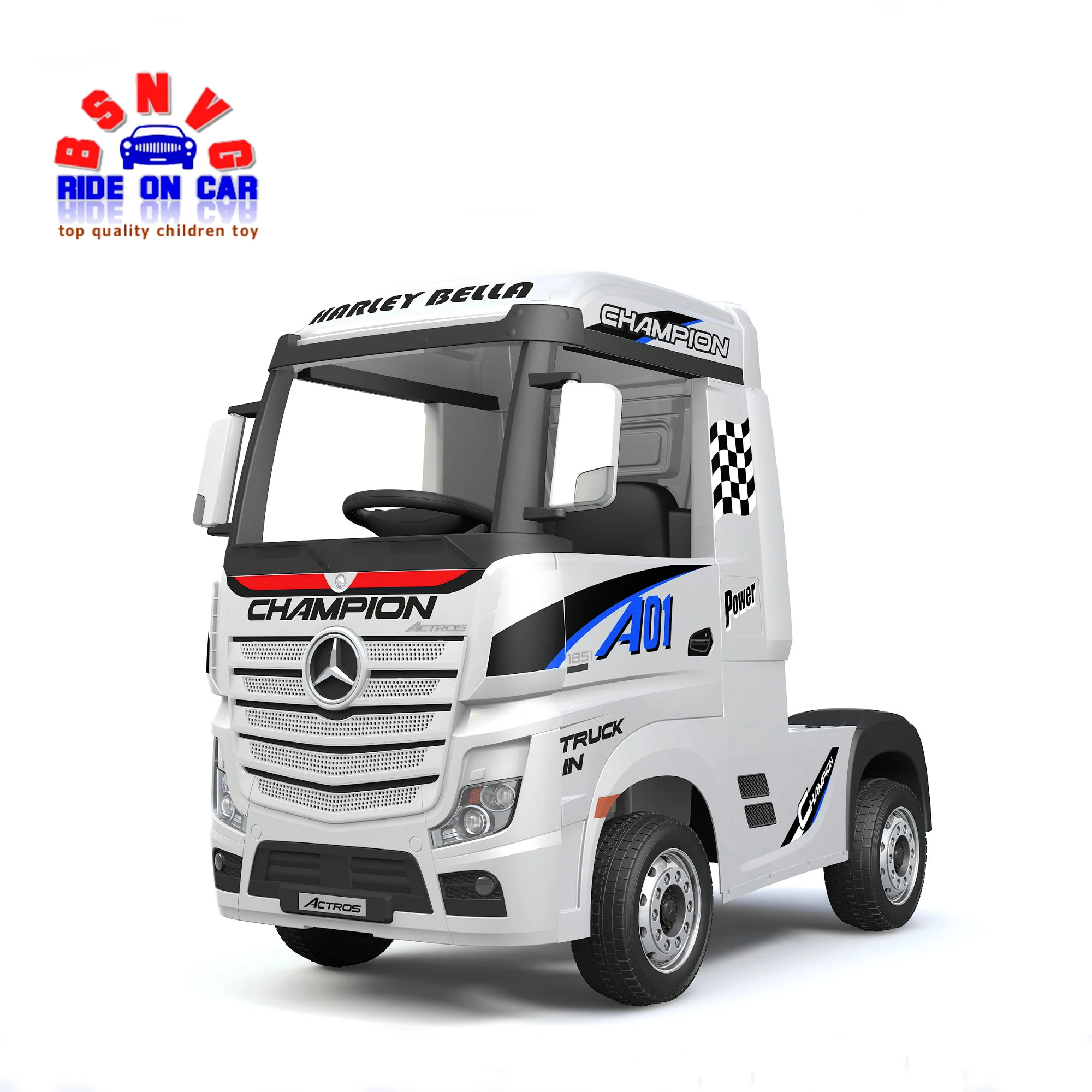 Лицензированный Запчасти для тяжелых грузовиков детей пульт дистанционного управления автомобиля NV-AT358 Детская Аккумуляторная электротележка