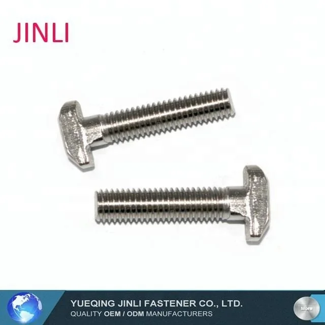 M8*35 T-Head Bolt Screw With Aluminum Extrusion 4545