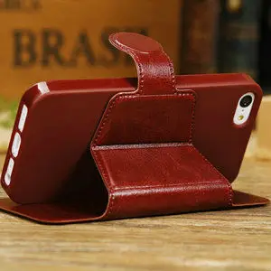 новый разработана гибкая 5c кожаный чехол для iphone 5c