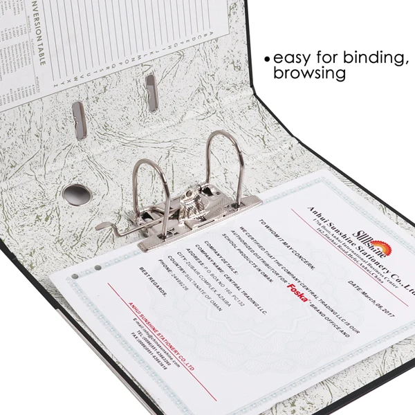 
Foska Stationery One Side PVC office Ring binder Lever Arch File 