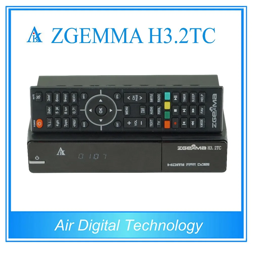 Worldwide Multistream Decoder Zgemma H3.2TC Set Top Box Linux OS Box Dual Core With DVB-S2+2*DVB-T2/C Dual Tuners